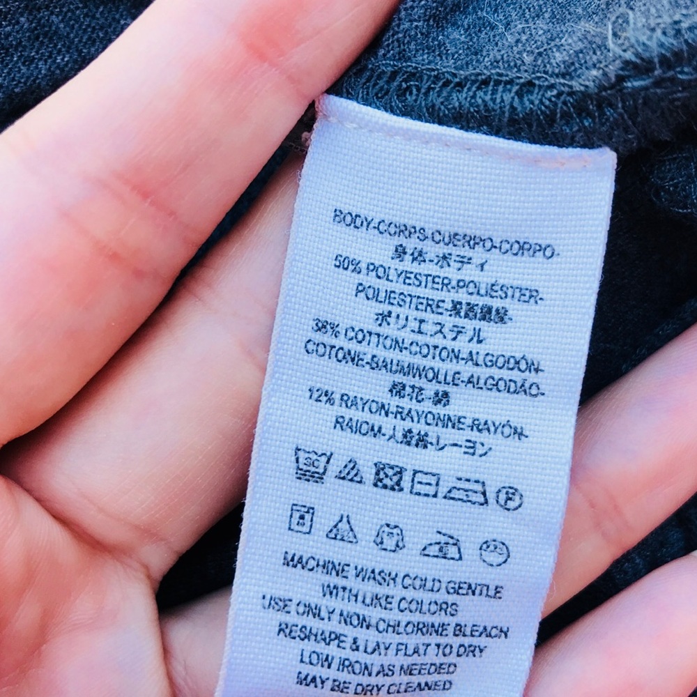 Free People oversized gray top - Picture 6 of 6